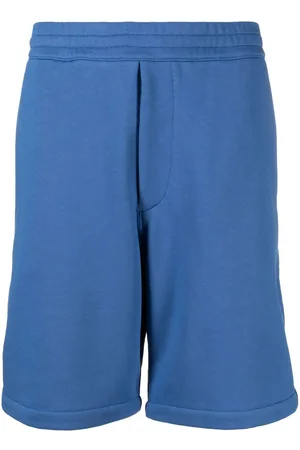 Alexander McQueen Logo-tape jersey shorts