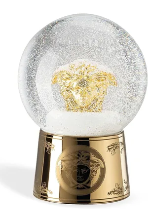 VERSACE Golden Medusa snow globe