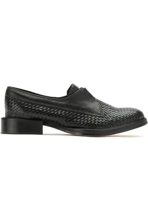 Sarah Chofakian Woven-effect loafers