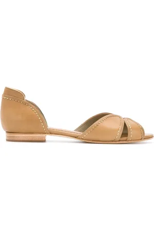 Sarah Chofakian Leather ballerinas