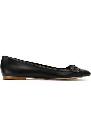 Sarah Chofakian Leather ballerinas