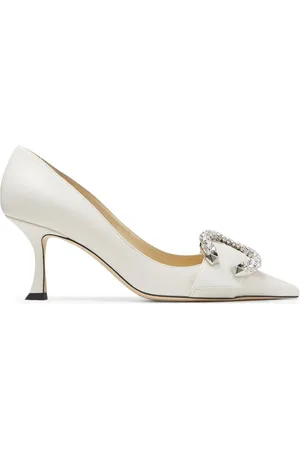 Jimmy Choo Melva 70 crystal-buckle pumps