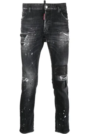 Dsquared2 Distressed-finish denim jeans