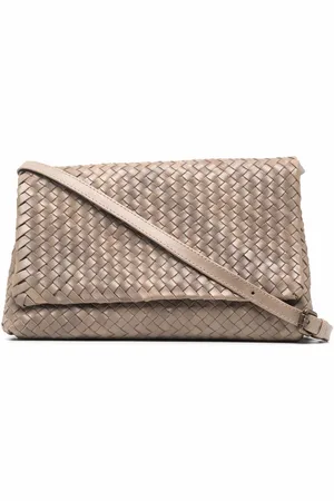 Officine creative Interwoven leather shoulder bag