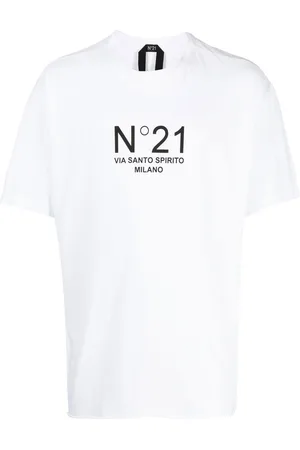 Nº21 Men Short Sleeve - Logo-print crew-neck T-shirt