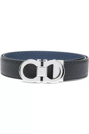 Ferragamo - Men - 3.5cm Leather Belt Black - EU 100