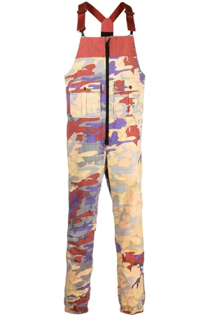 Stone Island Camouflage-print dungarees