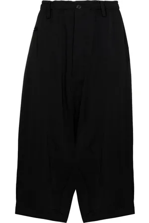 Christopher Nemeth Pleated Cropped Wool Trousers - Farfetch