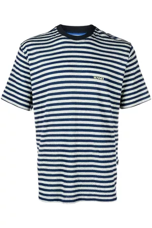 SUNNEI Logo-print striped T-shirt