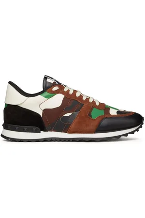 VALENTINO GARAVANI Rockrunner camouflage-print sneakers