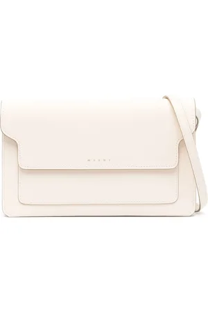 Marni Trunk leather crossbody bag