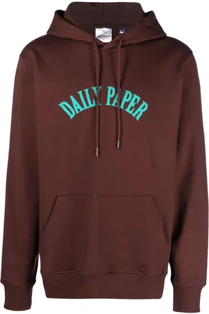 Daily paper Logo print cotton hoodie