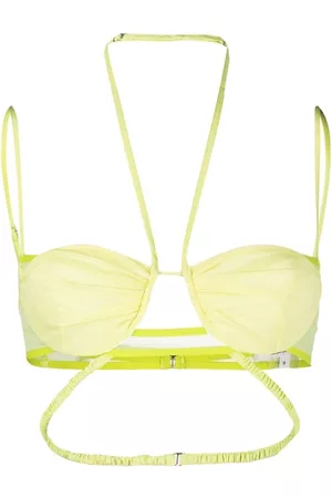 Nensi Dojaka Double-strap halterneck bra