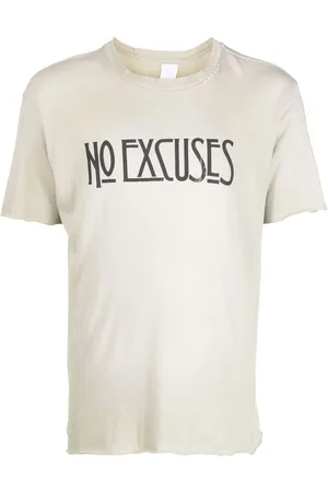 Alchemist No excuses' print cotton T-shirt