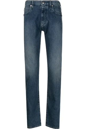 Emporio Armani J45 straight-leg twill jeans