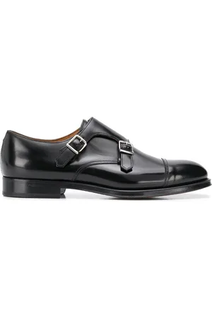 Doucal's Men Shoes - Leather monk shoes