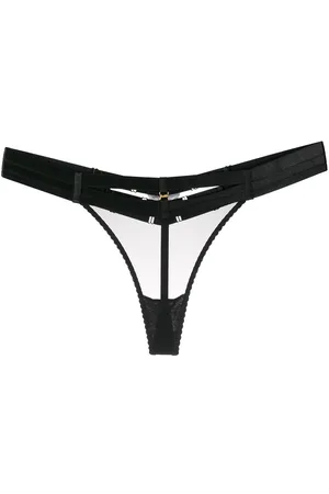 BORDELLE Art Deco multiple-strap thongs