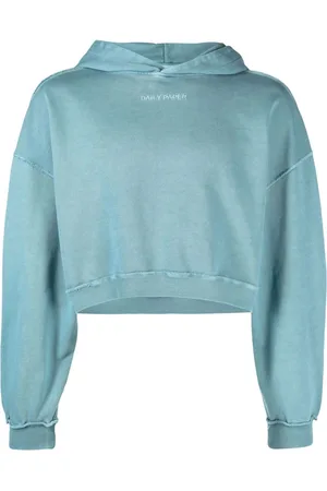 Daily paper Distressed cropped hoodie