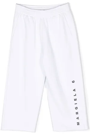 Maison Margiela Logo-print cotton trousers