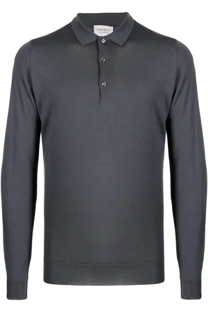 JOHN SMEDLEY Belper wool polo shirt