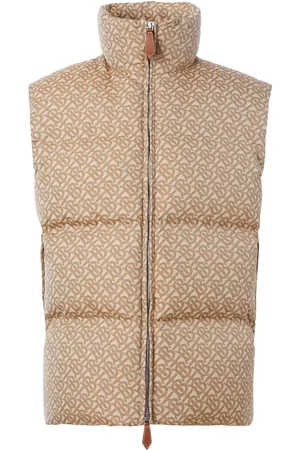 Burberry Monogram-print puffer gilet