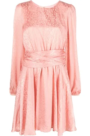 Liu Jo Leopard-jacquard satin dress