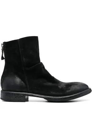 Moma Distressed-effect ankle boots