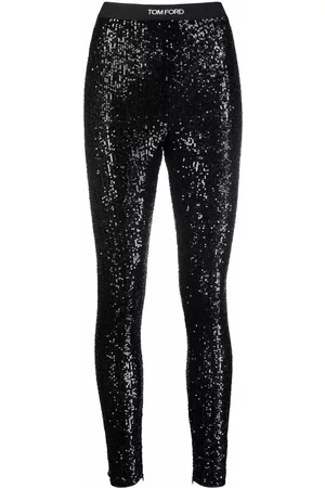 Tom Ford Sequinned high-waist leggings