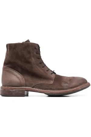 Moma Men Boots - Lace-up detail leather boots