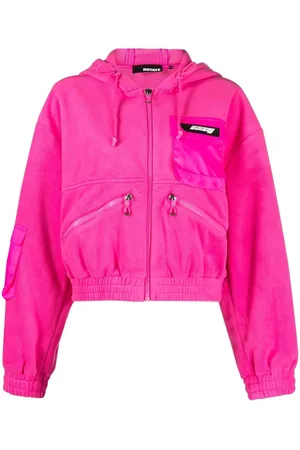 ROTATE Zip-fastening cropped jacket