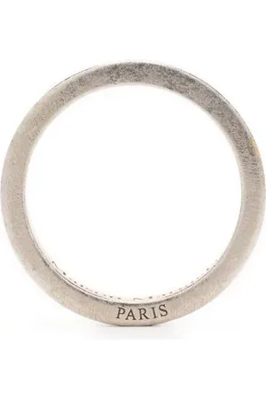 Maison Margiela Logo-engraved hoop earring