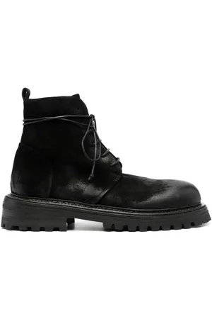 MARSÈLL Suede lace-up ankle boots