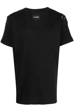 Les Hommes Men Short Sleeve - D-ring panel T-shirt