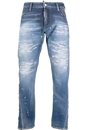 Dsquared2 Distressed slim-cut jeans