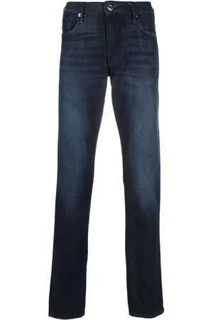 Emporio Armani Mid-rise straight-leg jeans