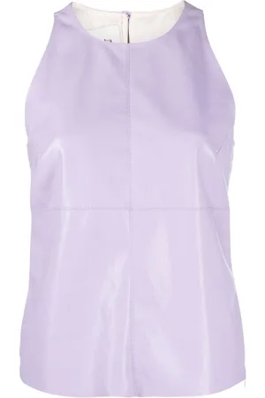 Nanushka Teza panelled sleeveless top