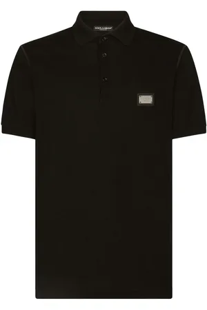 Dolce & Gabbana Logo-tag piqué polo shirt
