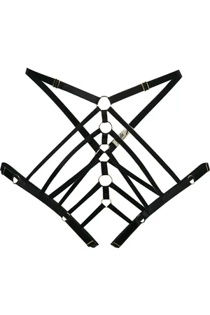 BORDELLE Webbed harness briefs