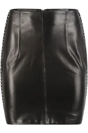 RTA Kalana lambskin skirt