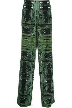 Vetements Cyber Fluid wide-leg trousers