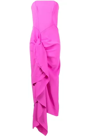 Solace Thalia draped strapless dress
