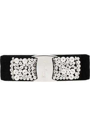 Salvatore Ferragamo Vara crystal-embellished hair pin