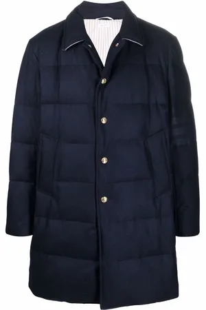 Thom Browne 4-Bar padded coat