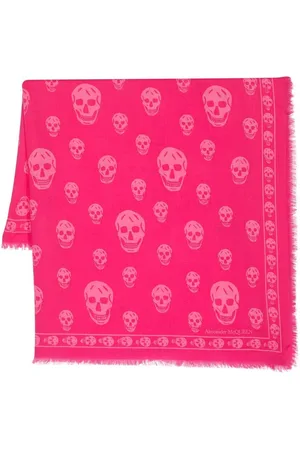 Alexander McQueen Skull-print wool scarf