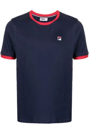 Fila Contrasting boarder short-sleeves T-shirt
