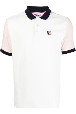 Fila Contrasting collar terry-cloth polo shirt