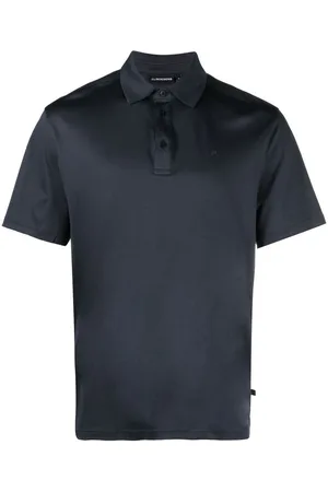 J Lindeberg Men Polo Shirts - Asher logo-embroidered polo shirt