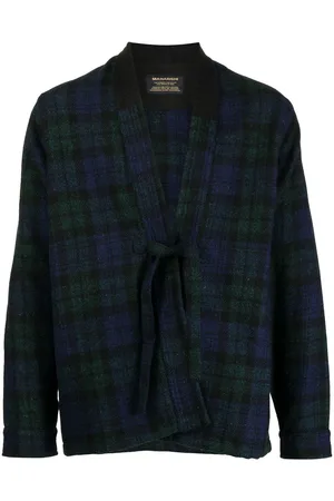 Maharishi Tartan front-tie jacket