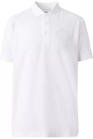 Burberry Embroidered-crest polo shirt