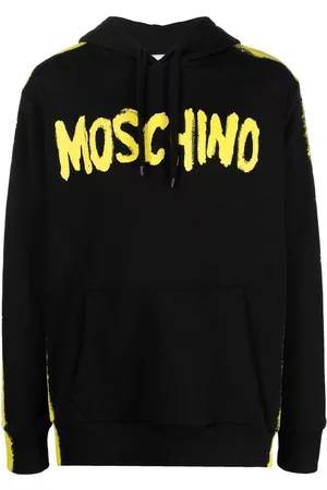 Moschino Logo print pullover hoodie